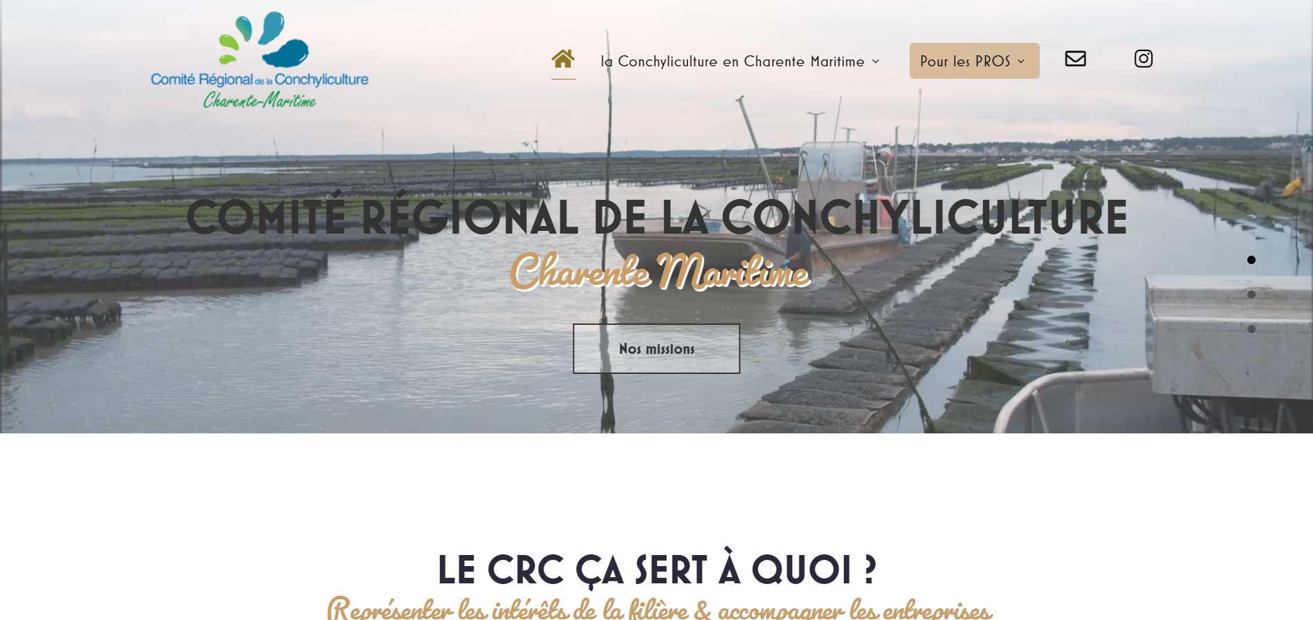 Bernezac communication création site internet vitrine classique responsive adapté aux mobiles et tablettes charente maritime nouvelle aquitaine