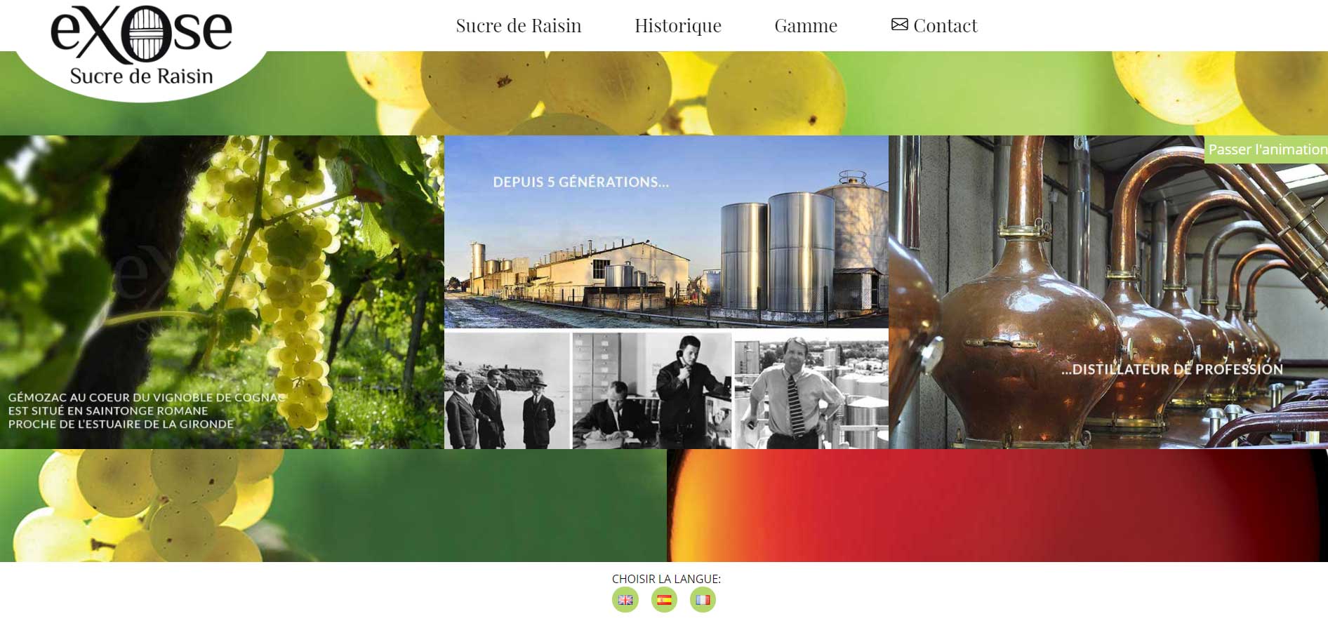 Bernezac communication création site internet vitrine classique responsive adapté aux mobiles et tablettes charente maritime nouvelle aquitaine
