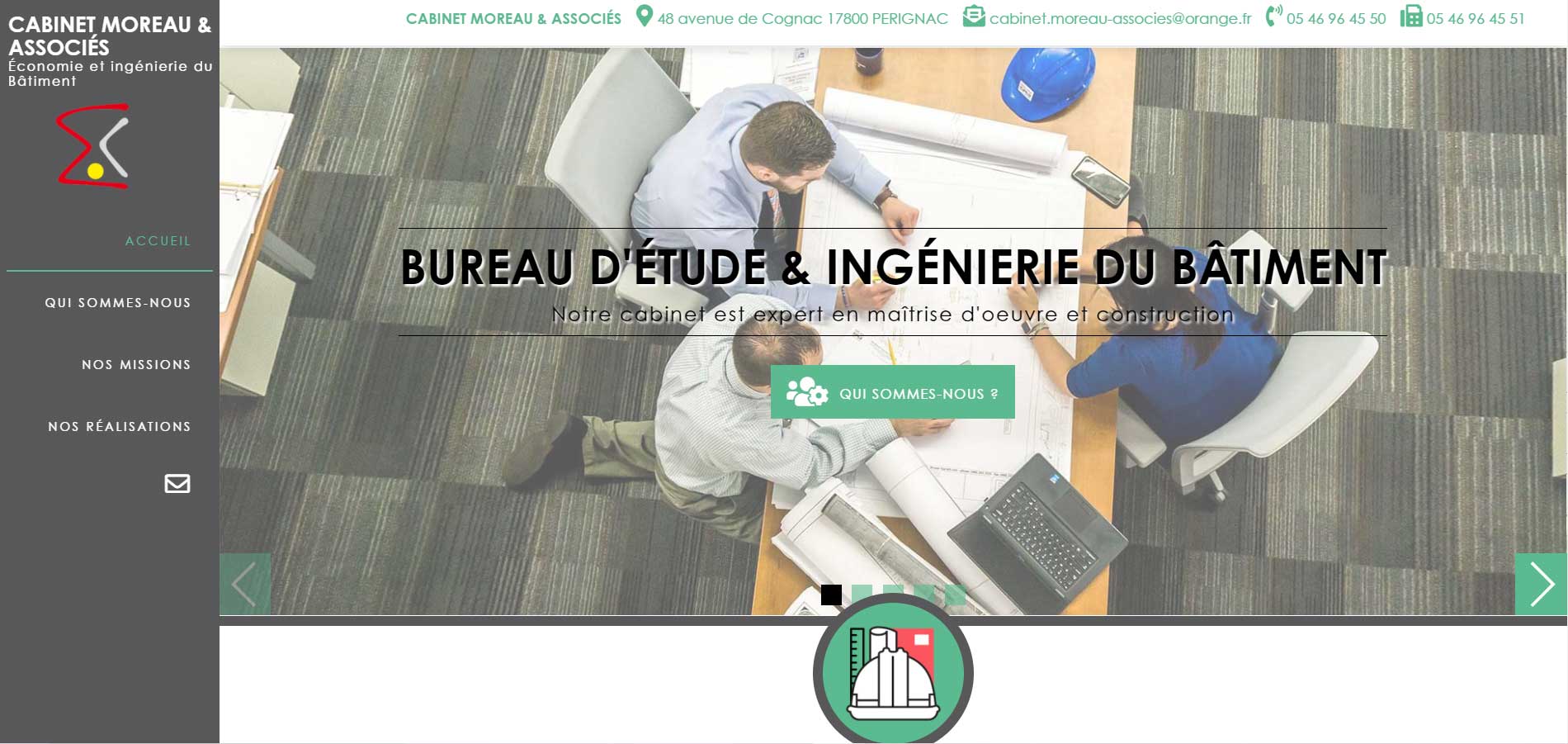 Bernezac communication création site internet vitrine classique responsive adapté aux mobiles et tablettes charente maritime nouvelle aquitaine