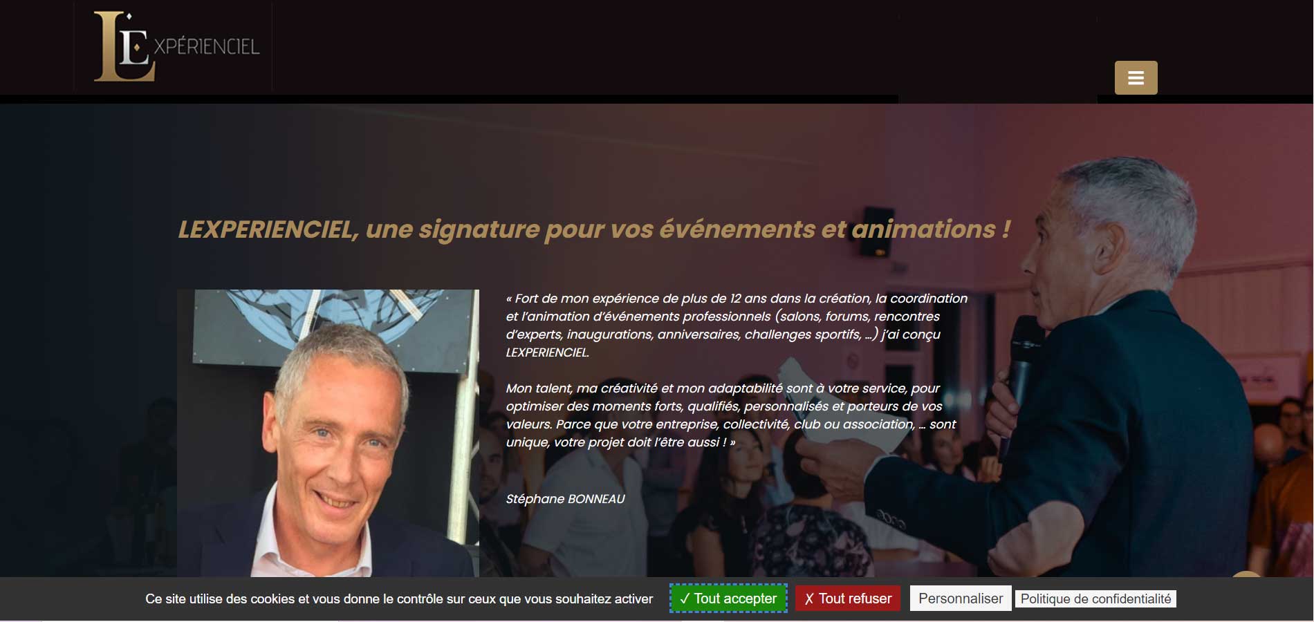 Bernezac communication création site internet vitrine classique responsive adapté aux mobiles et tablettes charente maritime nouvelle aquitaine