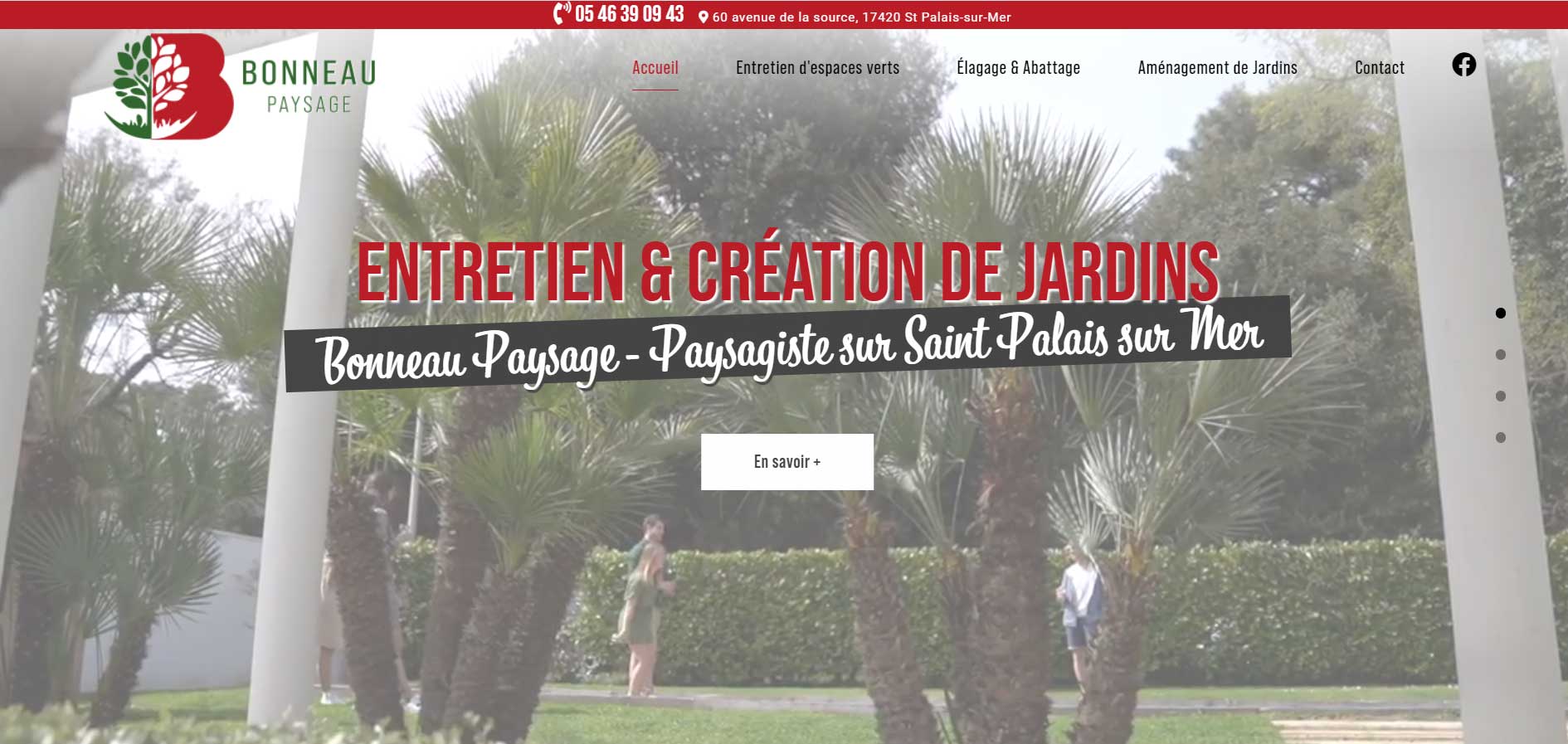 Bernezac communication création site internet vitrine classique responsive adapté aux mobiles et tablettes charente maritime nouvelle aquitaine