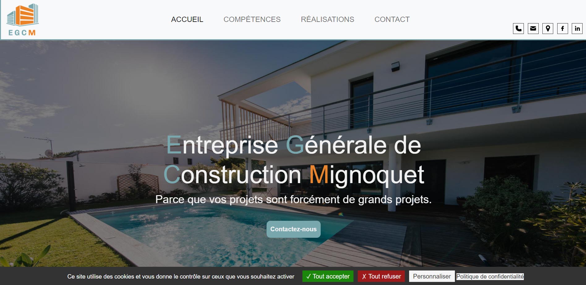 Bernezac communication création site internet administrables et e-commerce responsive adapté aux mobiles et tablettes charente maritime nouvelle aquitaine