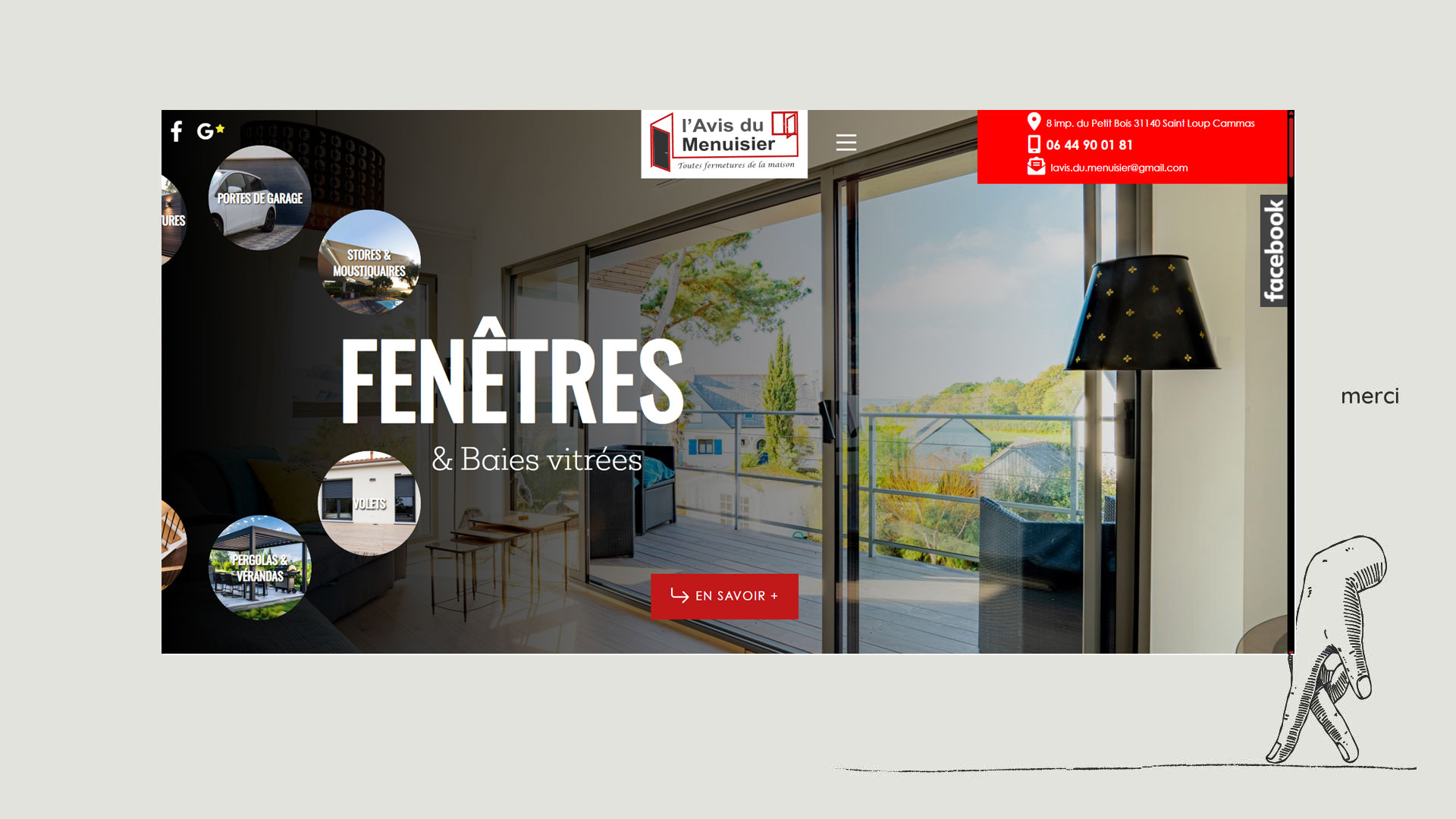 Bernezac communication création site internet vitrine classique responsive adapté aux mobiles et tablettes charente maritime nouvelle aquitaine