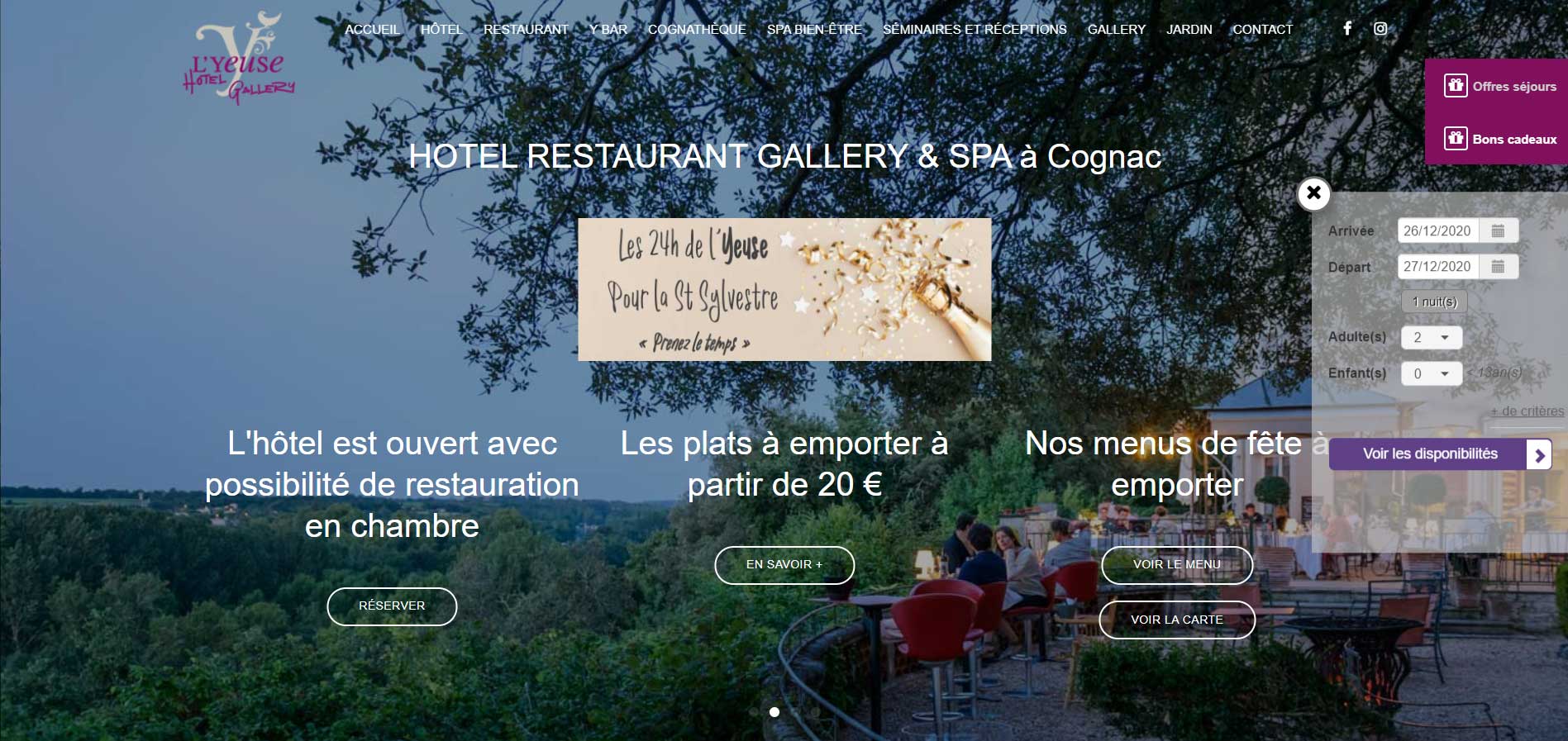 Bernezac communication création site internet vitrine classique responsive adapté aux mobiles et tablettes charente maritime nouvelle aquitaine