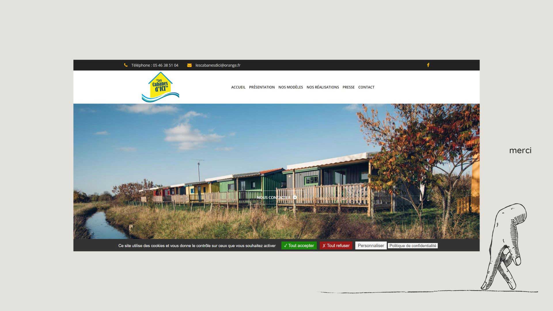 Bernezac communication création site internet administrables et e-commerce responsive adapté aux mobiles et tablettes charente maritime nouvelle aquitaine