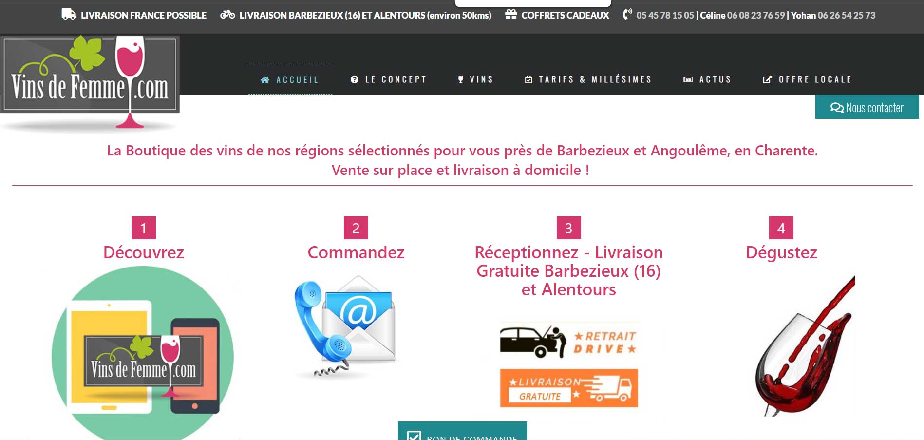 Bernezac communication création site internet administrables et e-commerce responsive adapté aux mobiles et tablettes charente maritime nouvelle aquitaine