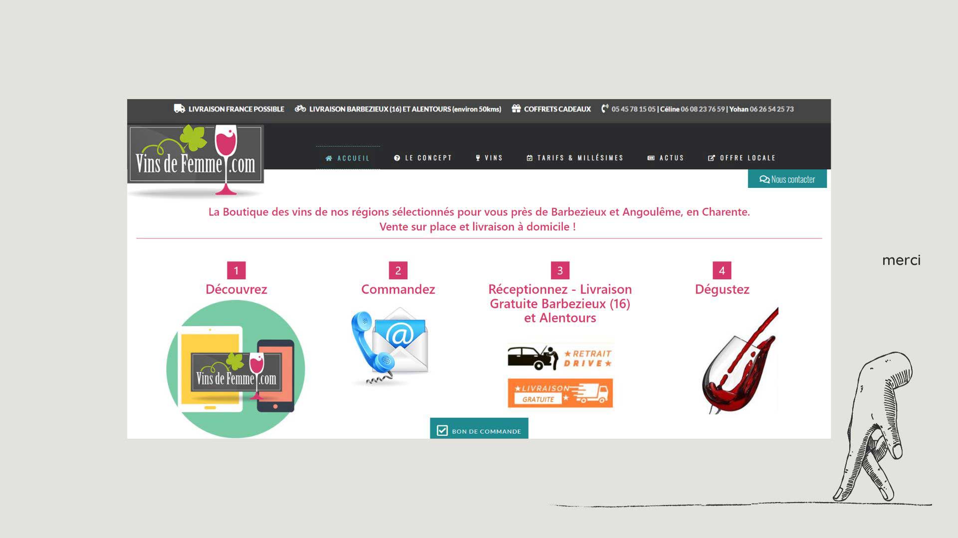 Bernezac communication création site internet administrables et e-commerce responsive adapté aux mobiles et tablettes charente maritime nouvelle aquitaine