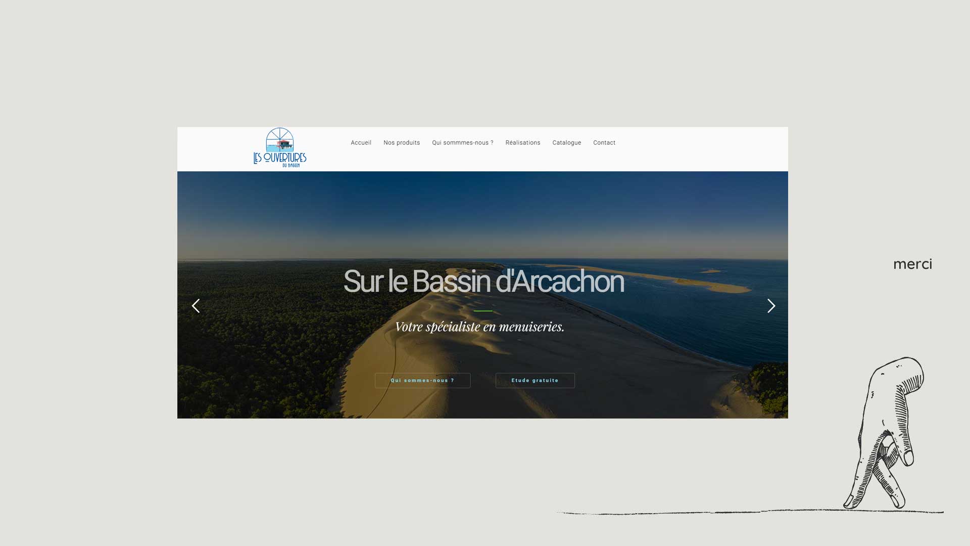 Bernezac communication création site internet vitrine classique responsive adapté aux mobiles et tablettes charente maritime nouvelle aquitaine