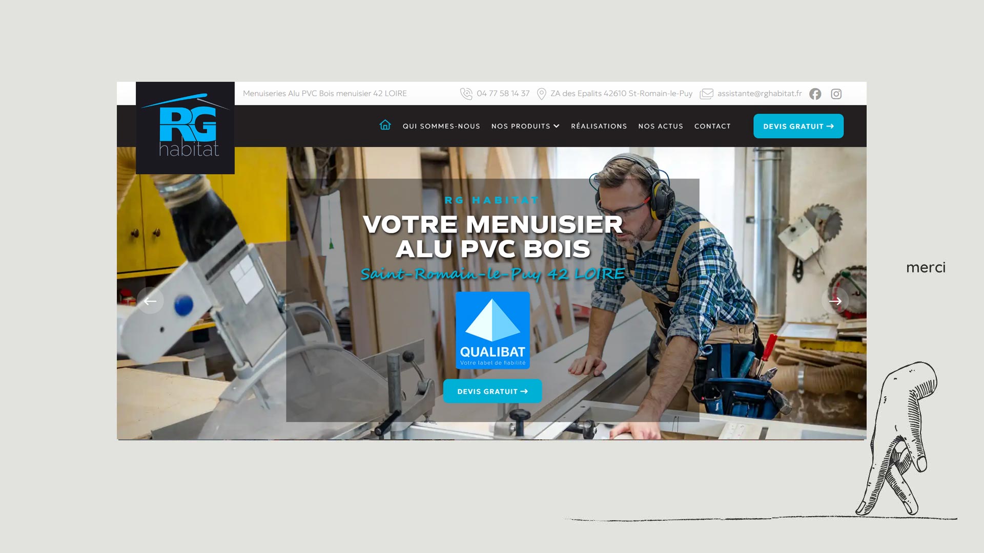 Bernezac communication création site internet vitrine classique responsive adapté aux mobiles et tablettes charente maritime nouvelle aquitaine